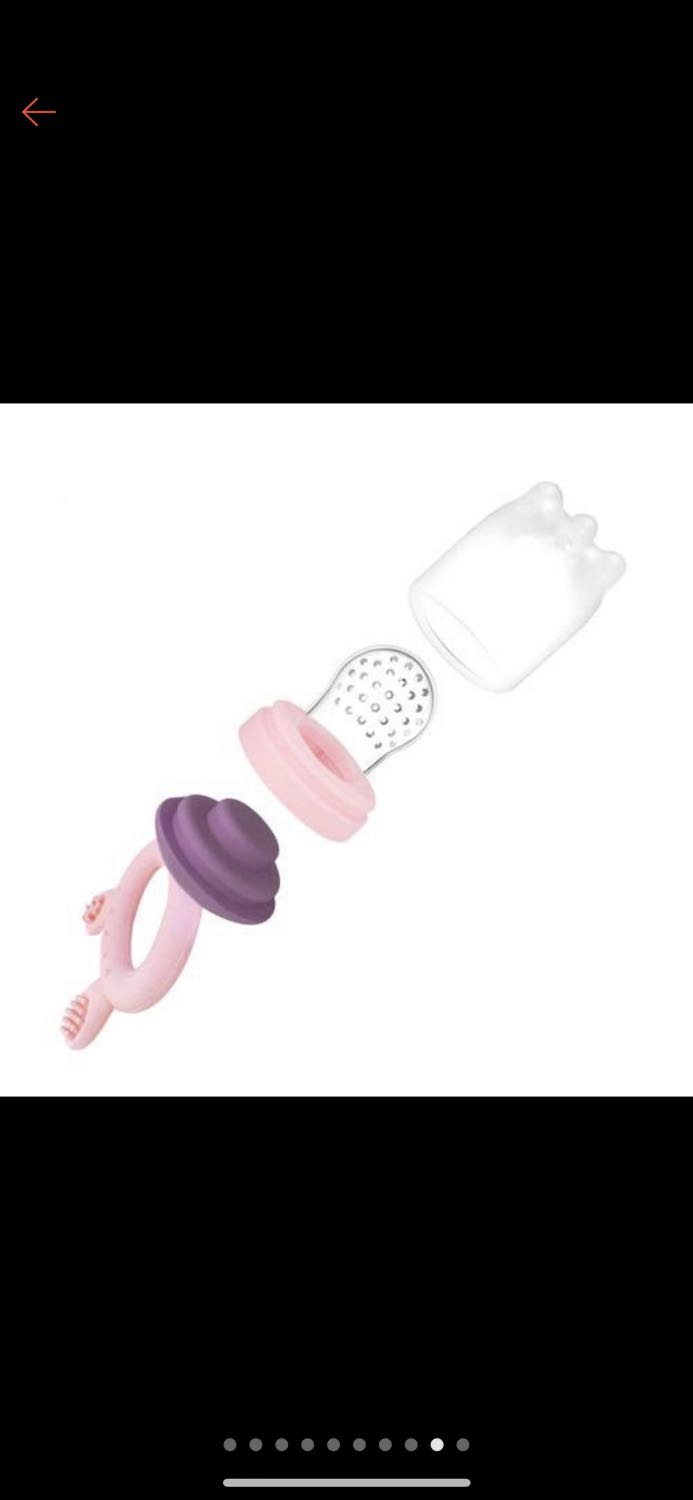 Sản phầm mềm. Phù hợp các bé tập nhai. Các mẹ cho hoa quả vào cho bé tập nhai nha