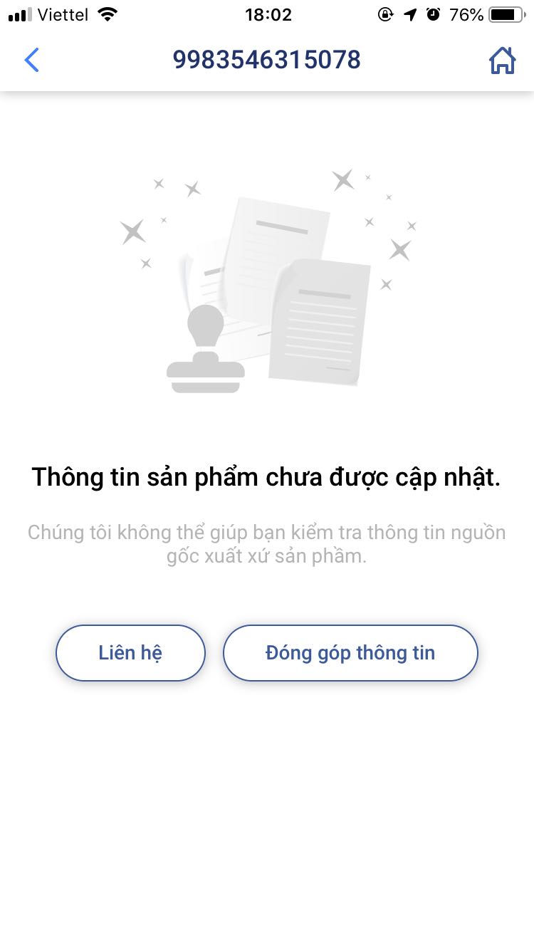 Đóng gói thì có dán nhãn hàng dễ vỡ nhưng bên trong không thấy bọc bao bì chống vỡ
Mình đã tra mã vạch sản phẩm ở app barcode va icheck nhưng đều ko nhận dạng được sản phẩm.
Mình vẫn tin tưởng tikitrade mong dùng hàng và ko phải thất vọng Đóng gói thì có dán nhãn hàng dễ vỡ nhưng bên trong không thấy bọc bao bì chống vỡ
Mình đã tra mã vạch sản phẩm ở app barcode va icheck nhưng đều ko nhận dạng được sản phẩm.
Mình vẫn tin tưởng tikitrade mong dùng hàng và ko phải thất vọng
