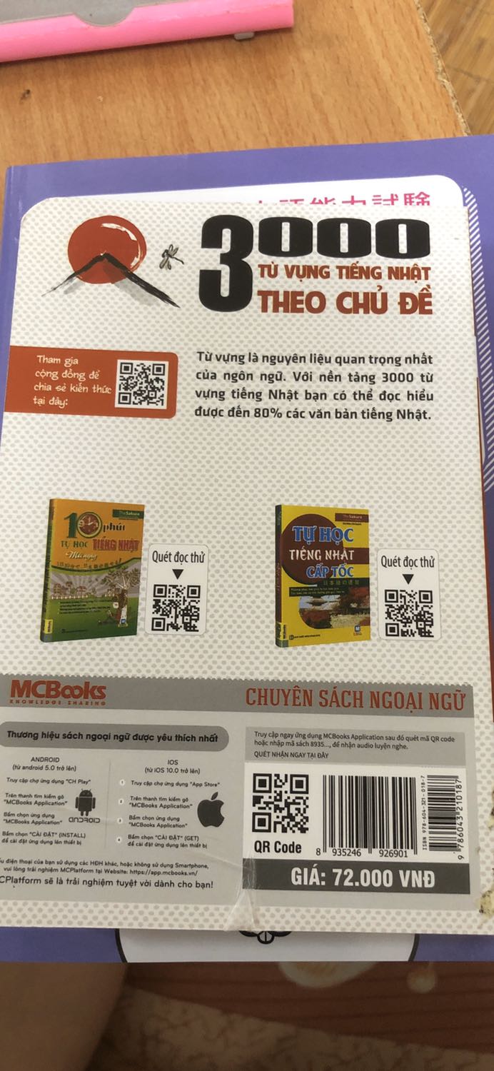 Sản phẩm xứng đáng cho bạn đầu tư vào để có thể học tốt tiếng Nhật, tuy nhiên phần sau sách bị bong tróc nên hơi buồn