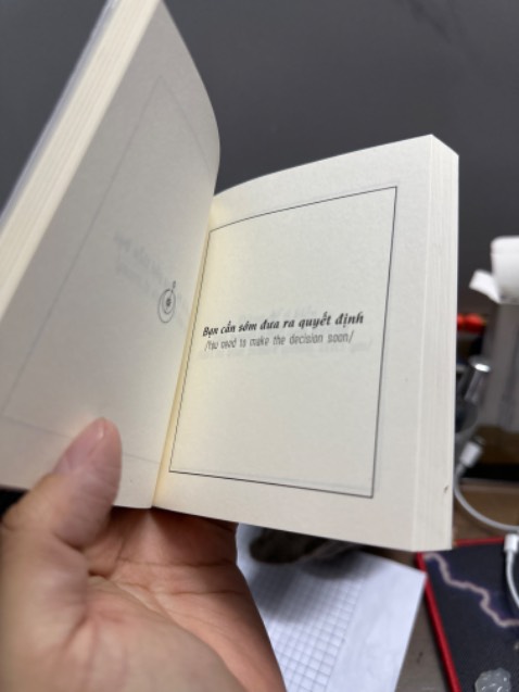 Rất hài lòng 😆 khi bạn không thể đưa ra bất kì quyết định nào