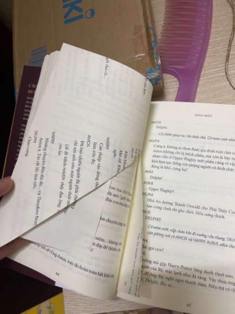 Sách bị lỗi trang không đọc được