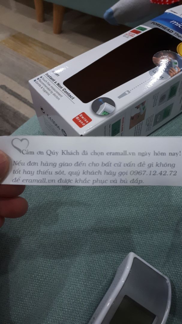 Máy đo hàng chính hãng, hoạt động tốt, máy có giấy bảo hành đầy đủ. Nhà bán Eramall phục vụ khách hàng rất tốt, có thông tin hỗ trợ khách hàng nếu hàng lỗi hay gặp khó khăn. Khi được giá tốt mọi người hãy chọn nhà bán Eramall này nhé. rất uy tín. cảm ơn shop nhiều.