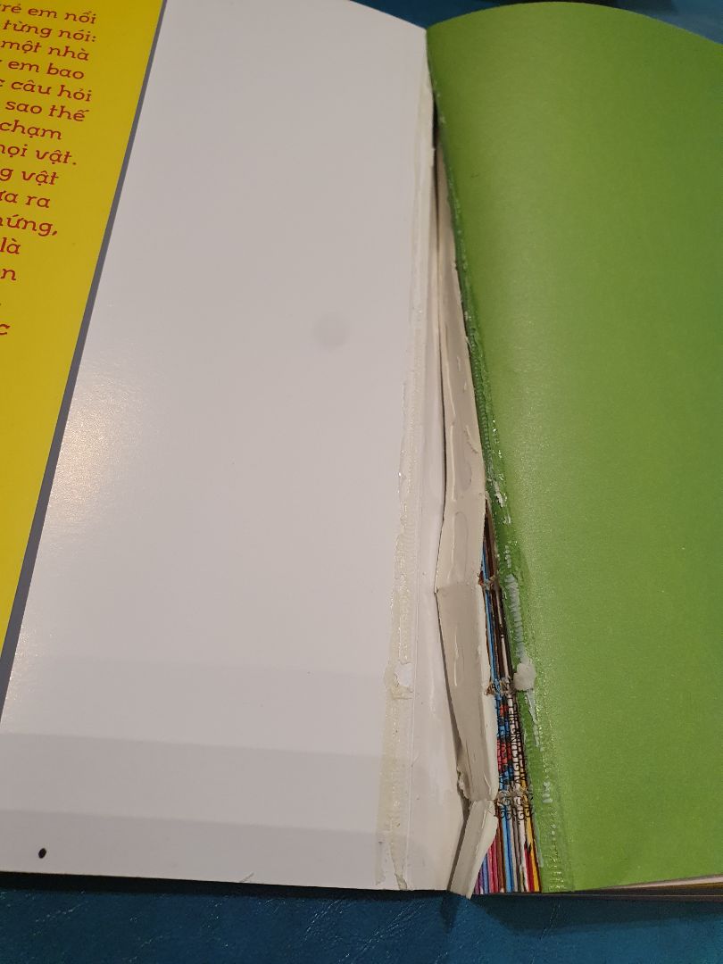 Chỉ có mức 1 sao nhỉ, không có mức 0 sao. Sách mới nhận mà rách hết trơn gáy, ruột đi đường ruột, bìa đi đường bìa, không còn gì để nói, thật sự rất thất vọng. Mua 1 lúc 5 quyển nhưng 3 quyển sách khác bình thường. Còn 2 quyển Gi Gỉ Gì Gi này thì quá tệ.