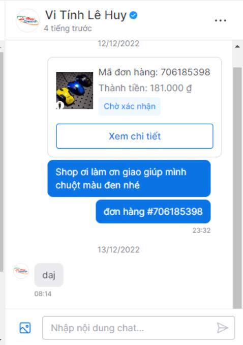 Tưởng shop đồng ý giao màu đen rồi chứ, hơi thất vọng Tưởng shop đồng ý giao màu đen rồi chứ, hơi thất vọng