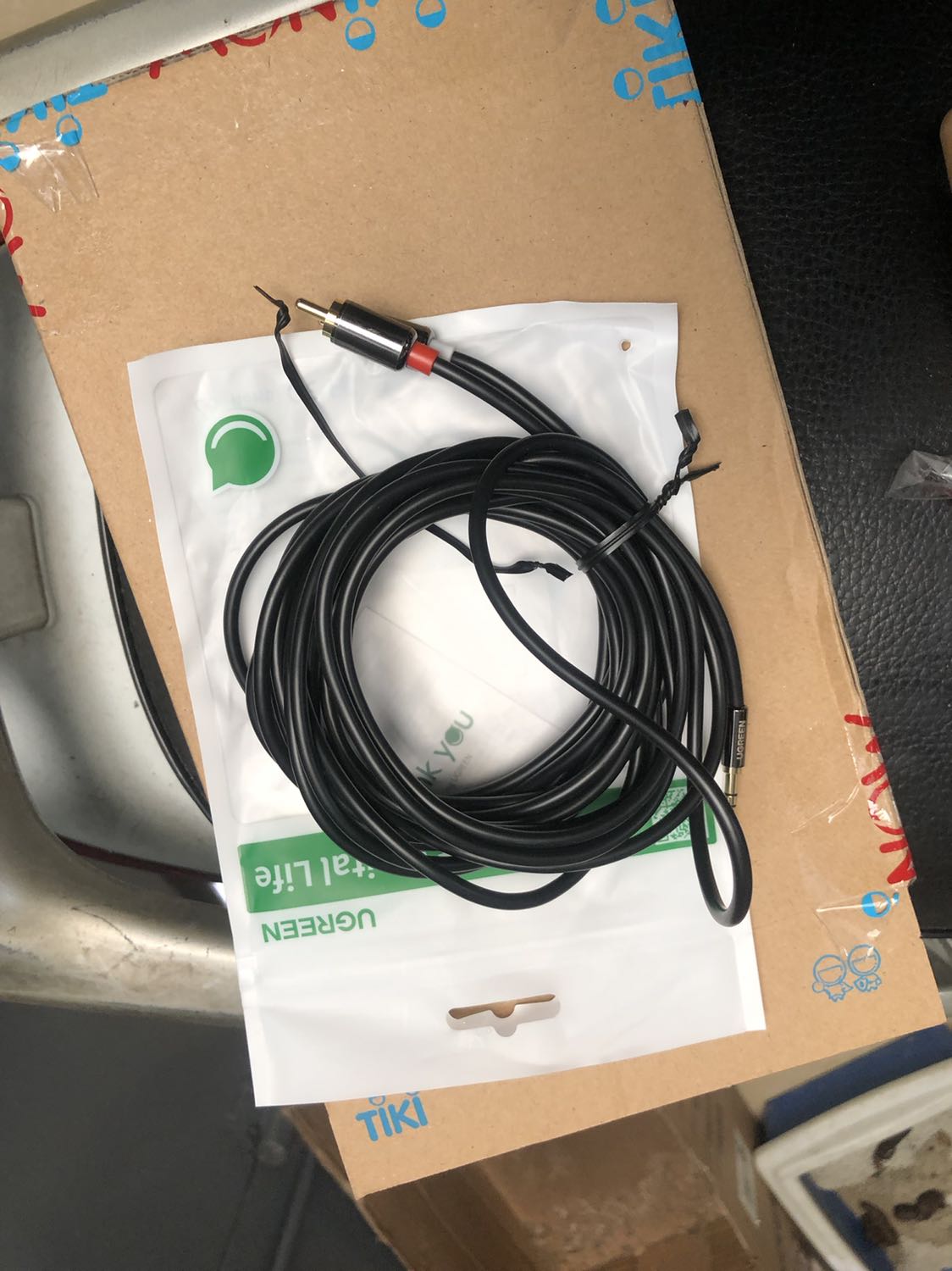 Hàng chất lượng tốt, âm thanh rõ, dài 5m như order - có thương hiệu xuất xứ - đã *** dây ok. Giao hành rất nhanh. Ủng hộ Tiki & shop!