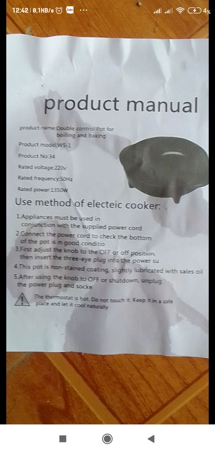 bếp rất đẹp. nhưng ghi sai công suất và dung tích. mình cần 1 cái to hơn. cái này chỉ đủ nấu gói mì 1 người ăn thôi. sinh viên nên mua. được tầm 500ml nước và công suất 1350w chứ ko đc 1l8 và 1600w như shop ghi. shop cho trả hàng. mình đã được hoàn tiền. các bạn nên cân nhắc hỏi rõ thể tích, dung tích, công suất trước khi mua. cảm ơn shop rất nhiều.