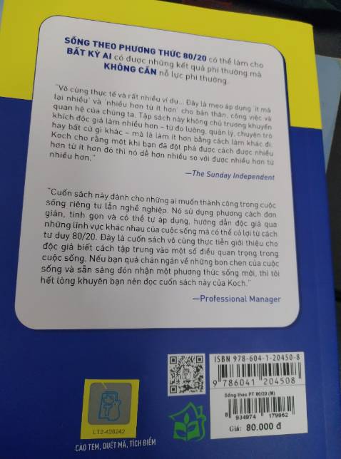 Nội dung sách nêu kế hoạch về những mục tiêu để đánh giá công việc cần thiết