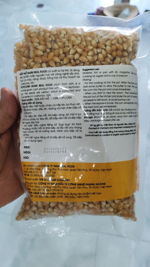 nổ hết, hạt hơi bé tí, nhưng ăn đc