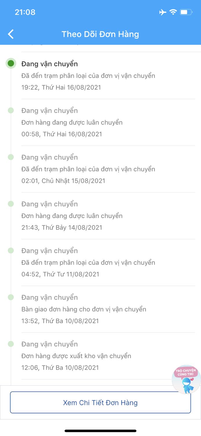 Chắc qua quá nhiều trạm vận chuyển nên đến nơi sản phẩm hơi nhàu nhưng vẫn đánh giá 5 sao vì nổ lực của Tiki cung ứng hàng mùa Covid Chắc qua quá nhiều trạm vận chuyển nên đến nơi sản phẩm hơi nhàu nhưng vẫn đánh giá 5 sao vì nổ lực của Tiki cung ứng hàng mùa Covid