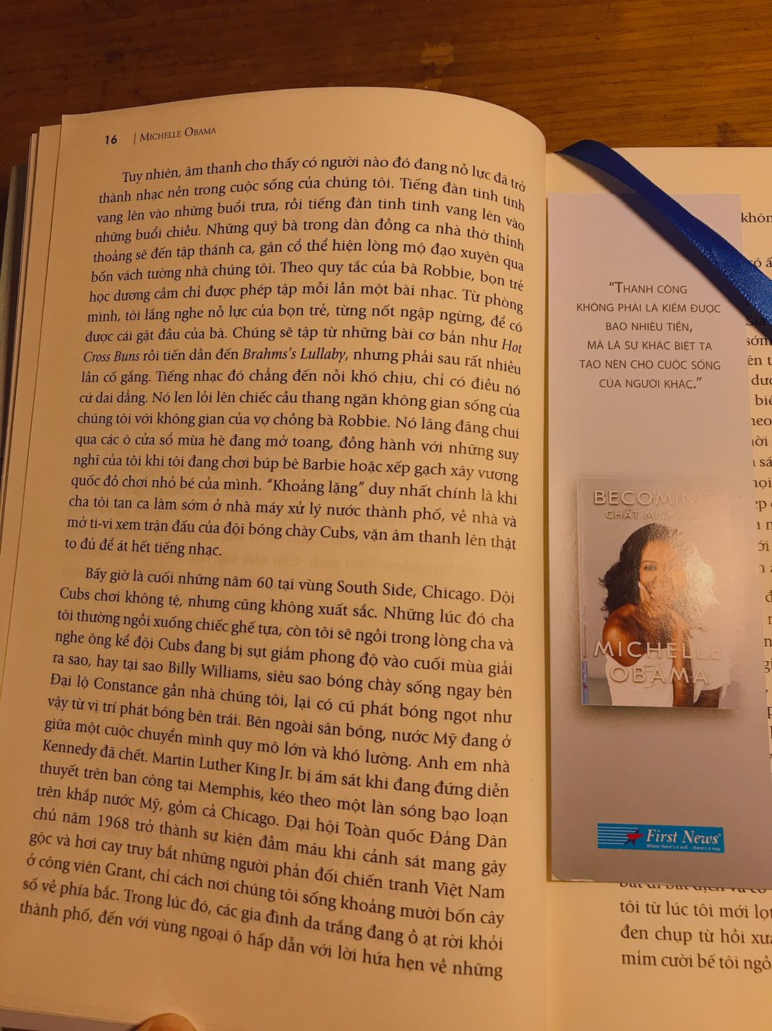 Being an avid fan of Michelle Obama, I am very grateful for having Becoming and so excited to follow her journey via her book. I have watched the documentary “ Becoming “ on Netflix that talked about Michelle's journey behind the scene of publishing her book. If you are interested in Michelle Obama's life story also her book so I would 100% recommend this film to you guys. The Tiki service is also great, my book didn’t have any mistakes when it was delivered to me and it was packaged pretty well. Hope you like my review