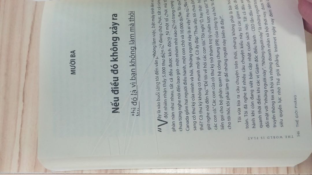 chỉ nói về mặt hình thức sách:
- lưng sách cắt ẩu
- giấy nhăn, in mất chữ.
về phần giao nhận và bookcare của tiki thì rất hài lòng?

P/s: hy vọng được support đổi hàng. ?