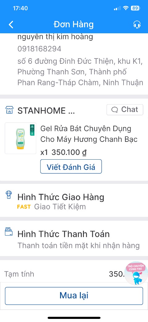 Shop Giao hàng không đúng sp đã đặt