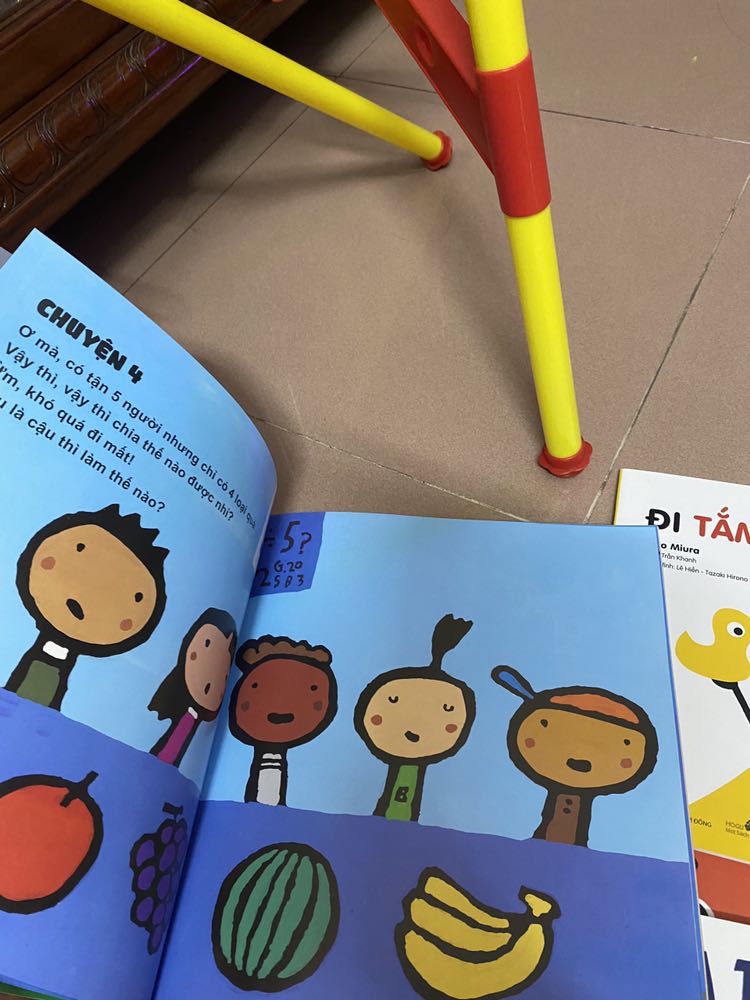 cuốn này mua thử cho con vì phương pháp sáng tạo này được các mẹ giới thiệu nhiều, thấy con tương tác rất tốt