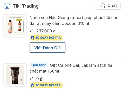 Giao thiếu hàng liên hệ thì ko đc giao thiếu trai tẩy trang cho mik. Mik ko giận vị giao thiếu đồ lắm nhưng mik cực khó chịu khi liên hệ shop ko đc mik có nhắn hỏi tiki nhưng trả lời ko giải quyết đc vấn đề 😀😀