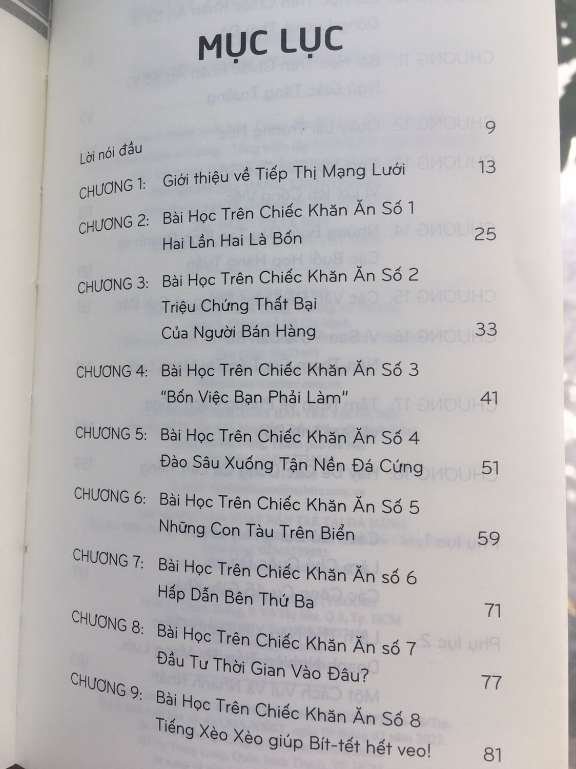 Cuốn sách là bí quyết thành công của ai đang làm về lĩnh vực kinh doanh MLM. Đây là mô hình kinh doanh thông minh nhất thế giới. Giúp người khác thành công mình cũng sẽ thành công! 
Ae nào muốn giao lưu chia sẻ với mình về lĩnh vực này, sđt ***