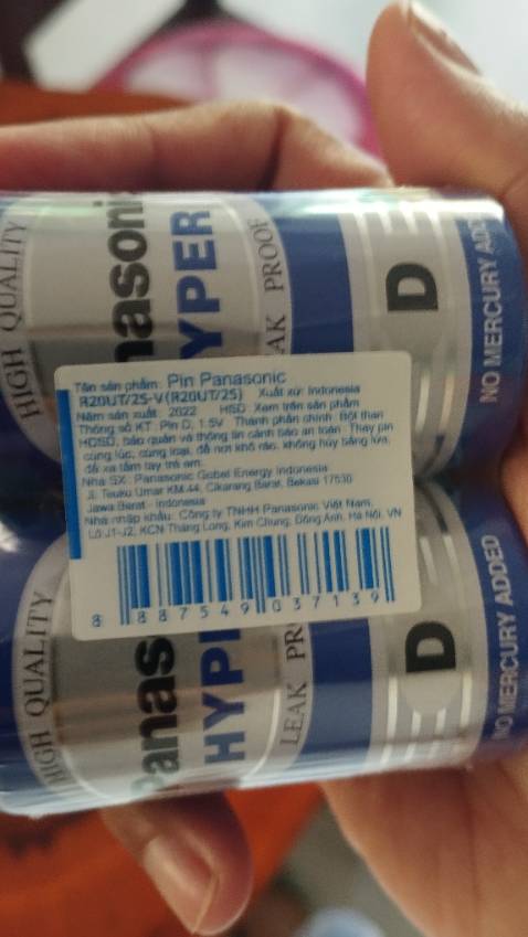 Pin này shop bán cỡ D, loại xài cho đèn pin. Mình cần mua xài cho bếp gas, loại nhỏ hơn, nhưng sơ ý đặt nhầm.