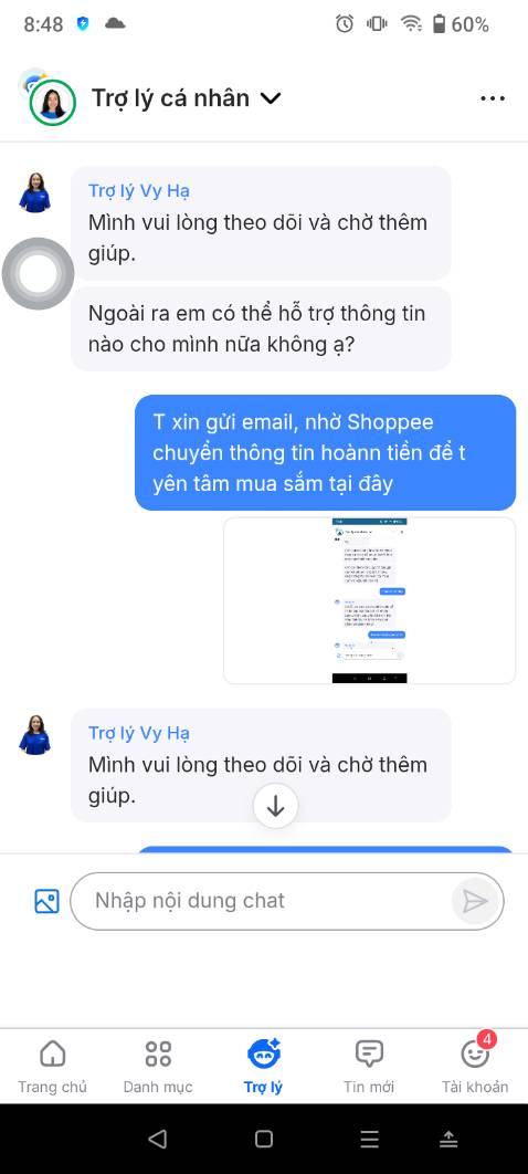 T cảm thấy không hài lòng và không rõ ràng về quy trình đổi trả hàng tại Tiki.
Khi đổi trả hàng thì nhanh, nhưng lúc hoàn tiền thì rất lâu, hẹn 3 - 5 ngày, lúc hỏi trợ lý thì họ bảo đã hoàn tiền nhưng còn chờ Ngân hàng xử lí. Mà Ngân hàng không làm việc vào thứ 7 và CN. Thủ tục không rõ ràng, so với các sàn TMDT khác, không đảm bảo uy tín. 
Xin lưu ý khi mua hàng.