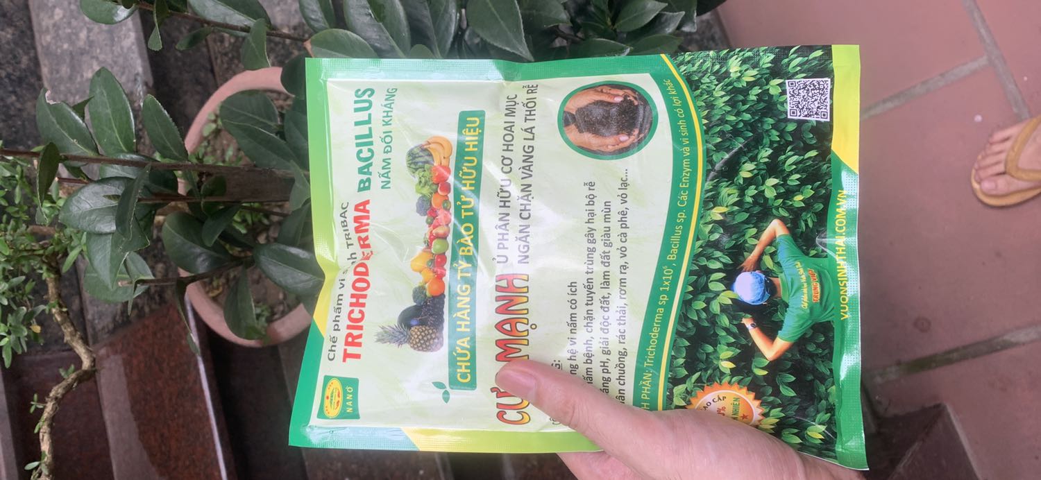 Nhận hàng rất nhanh bao bì mới rất đẹp
Đã sử dụng để ủ rác thải sinh hoạt. 
Hoa nở rất đẹp ít bệnh