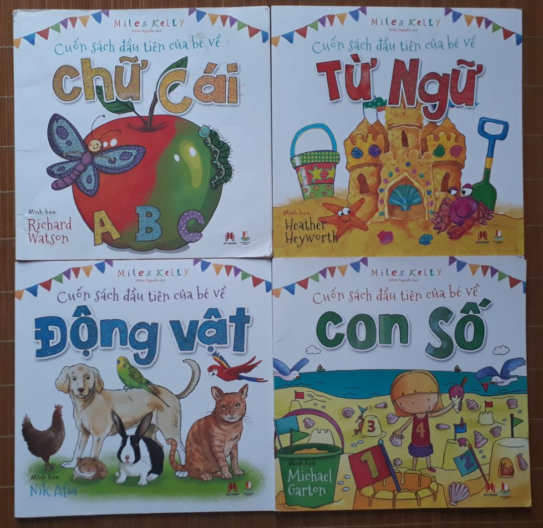 Hình ảnh sinh động, nét vẽ ngộ nghĩnh, màu sắc trang nhã. Thích nhất bìa lóng lánh ?