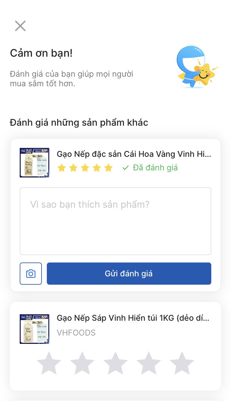 Hàng nhận được y như hình quảng cáo của shop, giá sale nên mua rất rẻ luôn. Nhưng nếp ko ngon, ko dẻo sánh gì cả.