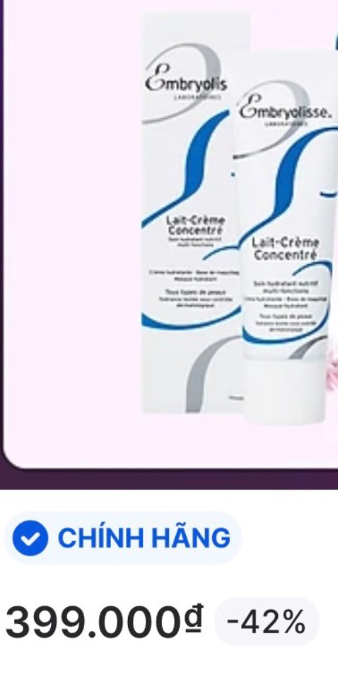 Đường ẩm tốt thích hợp cho da khô