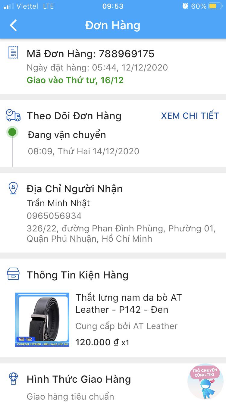 Dây đẹp, đường may ổn, chắc! Hộp đựng cũng khá là chắc chắn! 5 sao cho mặt hàng!!

Tuy nhiên chấm tiki 1 sao về dịch vụ ship. Mình đặt đơn hàng vào ngày t7 12/12 và thấy giao hàng ghi rõ ràng là "giao vào ngày thứ 4" chứ không hề ghi là giao vào khoảng thứ 4 nên mình mới đặt để đến thứ 4 mình có ở nhà nhận hàng. Tuy nhiên mới hôm chủ nhật 13/12 mình có việc bận, nhà mình thì đi hết, shipper gọi điện kêu mình nhận hàng mà ko hề gọi hỏi trc là mình có ở nhà hay là không???? Đã vậy còn nói đơn này của mình dời 2 lần rồi???? Xong mình cũng nhẹ nhàng nhắc shipper chắc anh lộn, không ấy làm phiền anh chuyển qua ngày khác giao giúp em được không, mai cũng được, anh shipper ậm ờ một hồi rồi nói ok xong cúp máy luôn???  Xong chốt đơn dời ngày giao hàng là thứ 2, làm mình bỏ dở cả 1 buổi sáng t2 chỉ để chờ do nhà mình ai cũng đi làm hết, không có ai ở nhà cả. Thật sự Tiki nên xem lại vấn đề giao hàng này để sửa đổi, nâng cấp dịch vụ của mình tốt hơn!! 

Nên là 5 sao cho hàng và 1 sao cho dịch vụ ship!