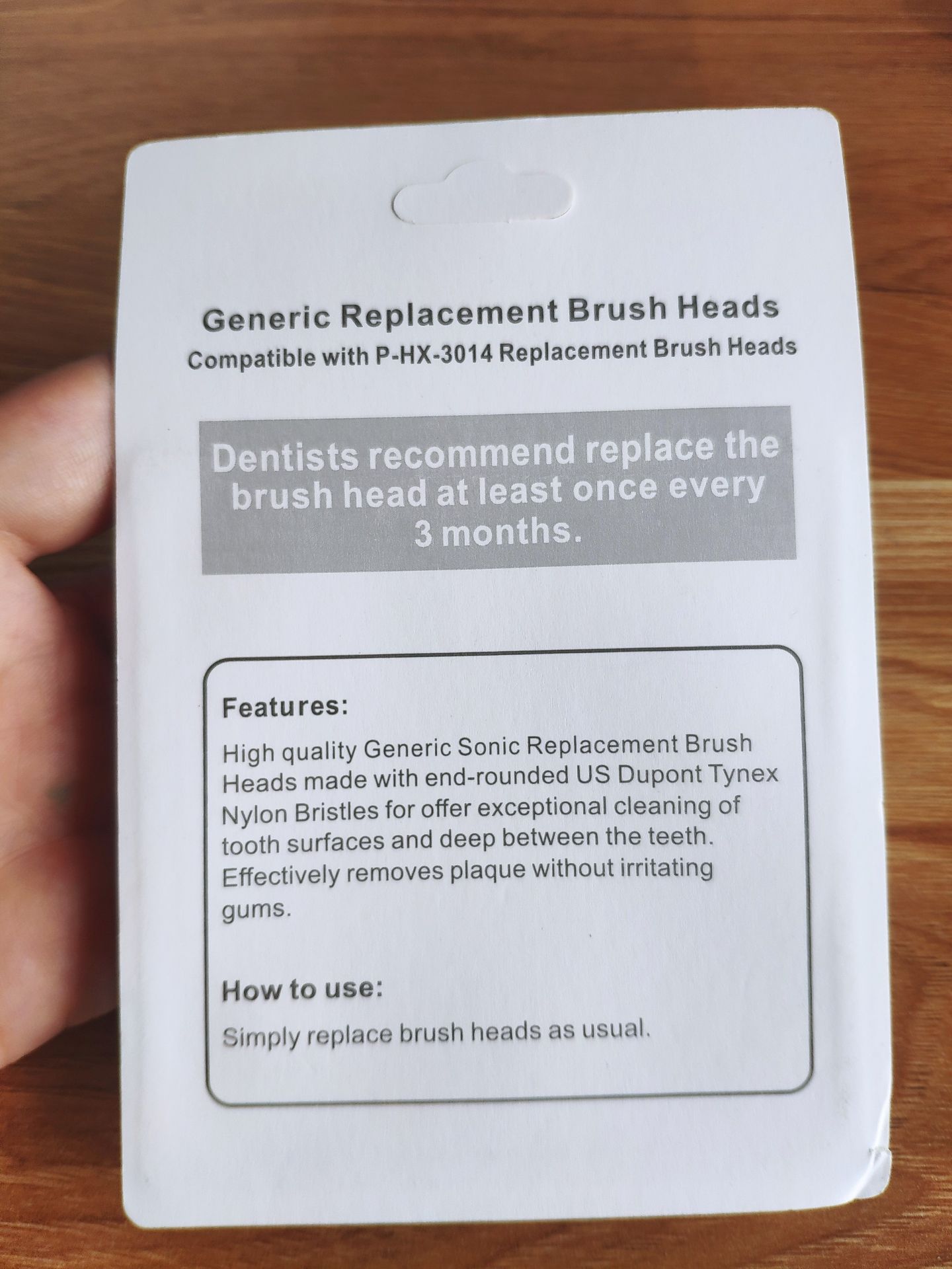 Dùng rất thích cước mềm vừa phải, chuẩn máy Philips, răng sạch tinh mà lắp qua máy Panasonic thấy chạy cũng tốt chắc cùng cơ chế. Hài lòng