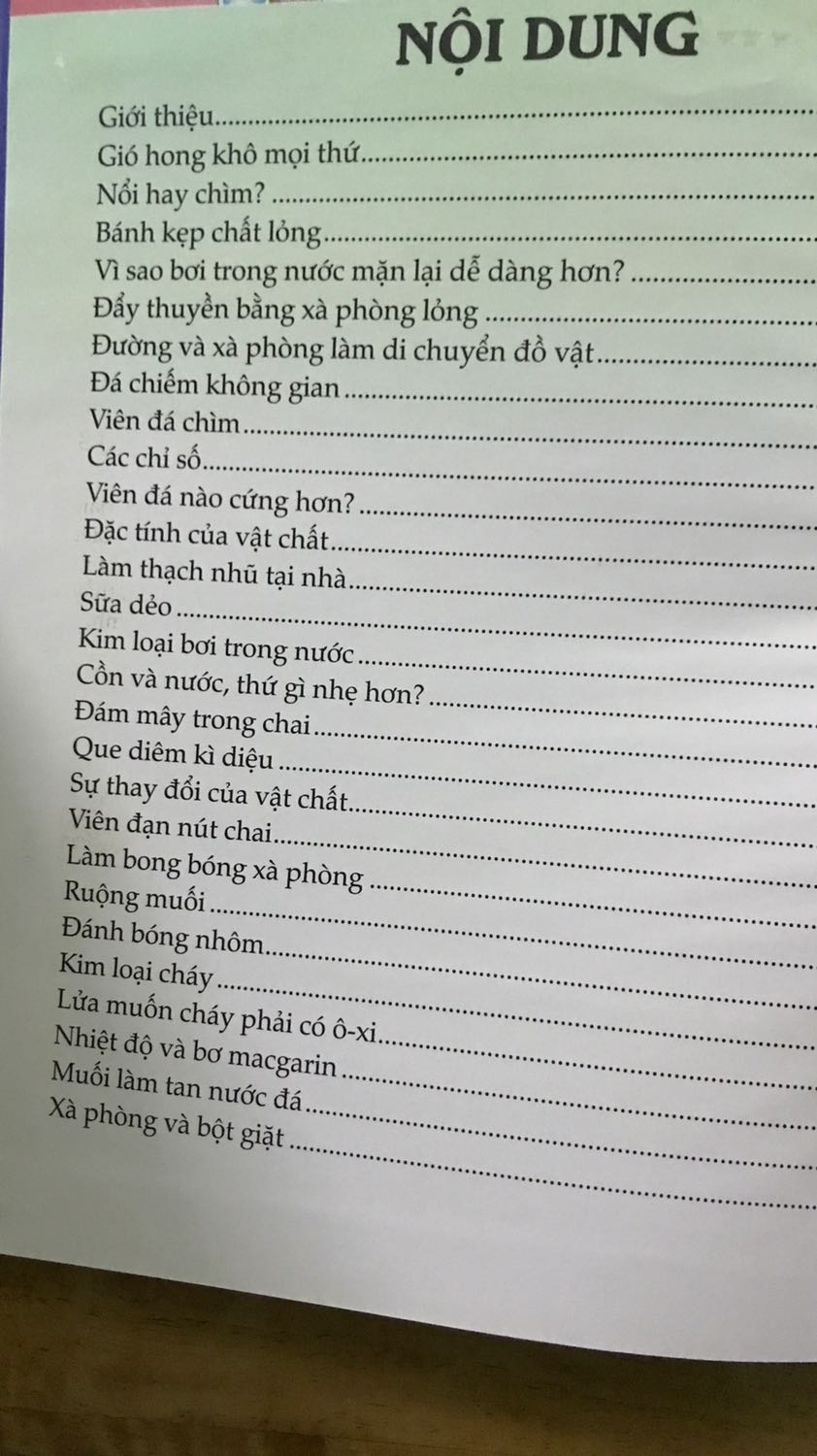 Rất hữu ích cho trẻ khám phá mọi hiện tượng xung quanh