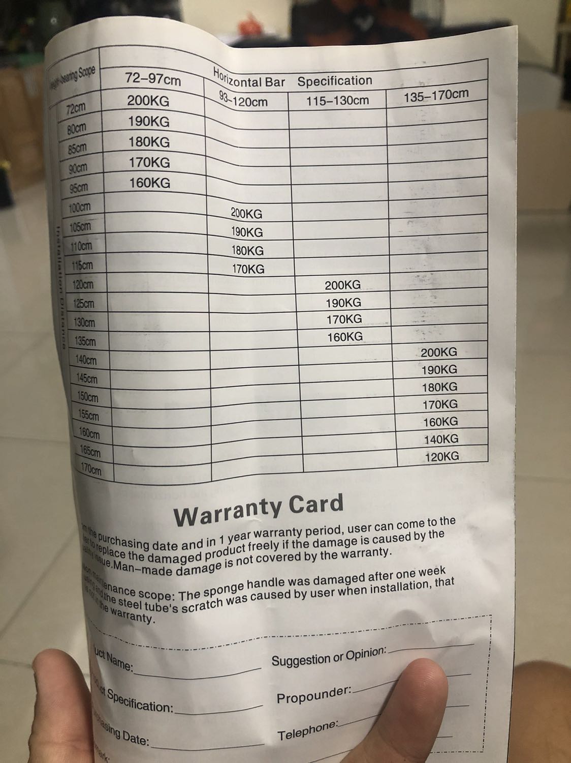 Shop đăng thông tin kích thước không chính xác.
Theo thông tin trên Tiki thì mình chọn sản phẩm kích thước 72-105 cm vì bề ngang cửa là 82cm. Khi nhận hàng thì sản phẩm ngắn nhất đã là 93cm như hình, không gắn vô cửa được. Mình trừ 2 sao vì quá thất vọng với thông tin sai lệch.
Sản phẩm thì cho 3 sao vì cứng cáp, sử dụng được (may là có đoạn giữa 2 bức tường được 97cm để gắn nên không phải trả hàng). Shop đăng thông tin kích thước không chính xác.
Theo thông tin trên Tiki thì mình chọn sản phẩm kích thước 72-105 cm vì bề ngang cửa là 82cm. Khi nhận hàng thì sản phẩm ngắn nhất đã là 93cm như hình, không gắn vô cửa được. Mình trừ 2 sao vì quá thất vọng với thông tin sai lệch.
Sản phẩm thì cho 3 sao vì cứng cáp, sử dụng được (may là có đoạn giữa 2 bức tường được 97cm để gắn nên không phải trả hàng).