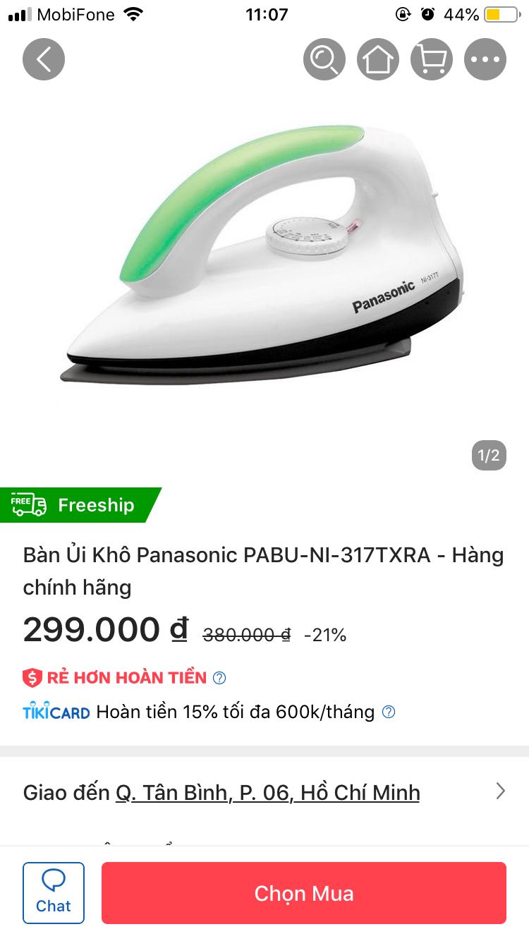 Bàn ủi chính hãng. Giá sản phẩm tốt nhất rồi ạ. Giao hàng cực nhanh. Chú giao hàng thân thiện, hiền lành.