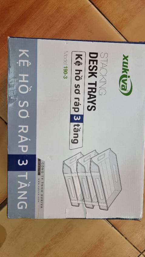 Kệ hồ sơ được Shop giao nhanh, hàng đóng gói đẹp , bao bì chắc chắn . Màu cũng đẹp, mình sẽ order thêm 1 cái nữa.