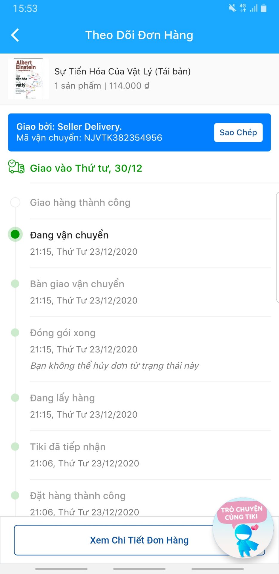 Fahasa gói bọc sách kỹ hơn Tiki Trading :)) Nhưng mà lần đầu tiên gặp sản phẩm Nhà bán tự vận chuyển, Fahasa gửi qua Giao hàng nhanh mà ko cập nhật mã đơn hàng nên cứ tra mã đơn hàng Ninja Van, mấy ngày trôi qua ko thấy sản phẩm đc gửi đi trong khi thực tế sách đang trên đường giao hàng rùi :)) Đề nghị Fahasa lưu ý cập nhật lại mã đơn hàng sau khi gửi hàng đi ở những lần đặt hàng sau ạ