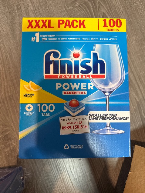 Tôi đặt 100 viên Finish All in One; Tiki giao hàng là 100 viên Finish Essential! Quá tệ!