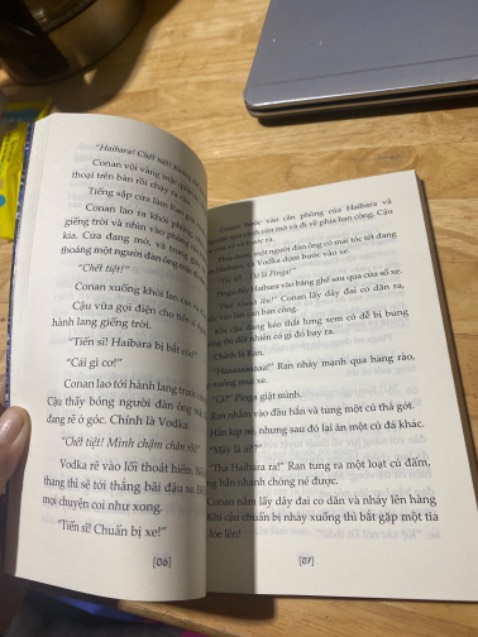 Một sự nhầm lẫn tai hại. Cứ tưởng truyện tranh ai ngờ là truyện chữ. Chữ “ tiểu thuyết “ ghi rất nhỏ nên khó biết. Lỡ mua rồi mắc công đổi trả. Ko biết ai giống mình ko?. Chứ nó là truyện chữ nha.