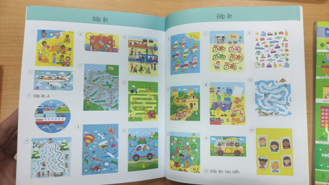 Sách rẻ lại còn được tặng coupon mua sách nữa.
chất lượng sản phẩm rõ nét, hình ảnh minh hoạ thú vị, các trò chơi đa dạng được dịch từ sách quốc tế giúp trẻ phát triển tư duy, hạn chế xem tv máy tính khi nghỉ dịch ở nhà