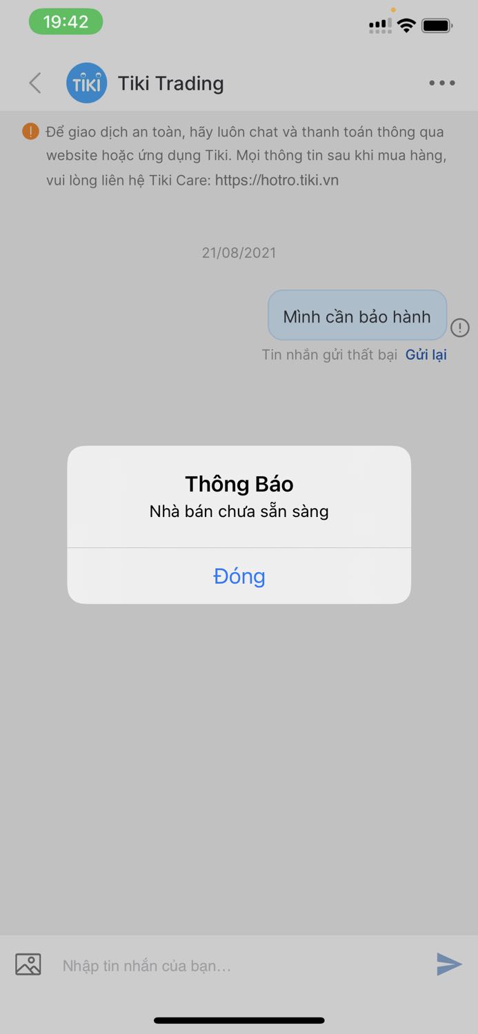 Giao thiếu 1 ngăn của ngăn đá, tủ lạnh cắm mãi k thấy tí hơi lạnh nào, thịt mình bỏ trên ngăn đá chảy nước tùm lum 
Gửi *** cho tiki thì không phản hồi, gọi tổng đài đợi mãi k nghe máy, cuối cùng tủ lạnh thiếu ngăn và k dùng được cũng k liên hệ tiki được 
Chưa bao h thất vọng đến vậy 
Mong tiki sớm liên hệ đổi lại cho mình Giao thiếu 1 ngăn của ngăn đá, tủ lạnh cắm mãi k thấy tí hơi lạnh nào, thịt mình bỏ trên ngăn đá chảy nước tùm lum 
Gửi *** cho tiki thì không phản hồi, gọi tổng đài đợi mãi k nghe máy, cuối cùng tủ lạnh thiếu ngăn và k dùng được cũng k liên hệ tiki được 
Chưa bao h thất vọng đến vậy 
Mong tiki sớm liên hệ đổi lại cho mình