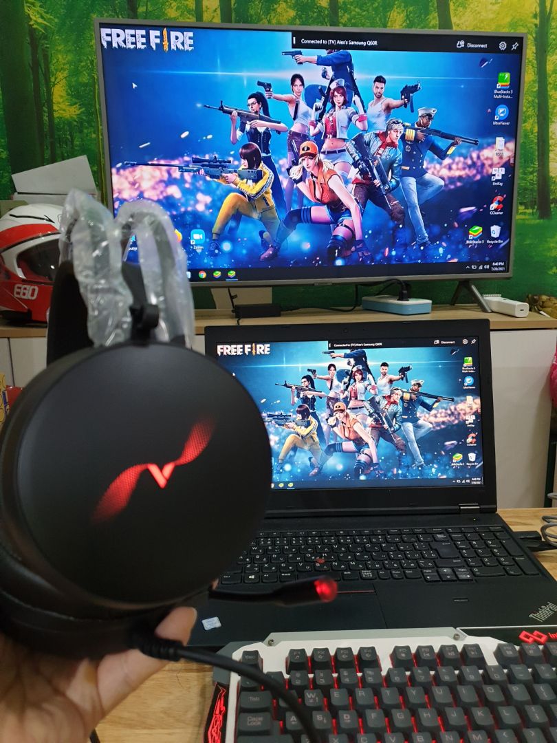 ? Hàng tốt. Giá tốt. Tiki giao hàng tốt.
Đã *** và chất lượng rất ổn so với giá dưới 300k. 

Lưu ý là đuôi cắm USB nhé cả nhà. Không phải cáp 3.5mm nên chỉ cắm vào máy tính, không cắm vào điện thoại được.

AE chơi game hay họp Zoom nên mua ?