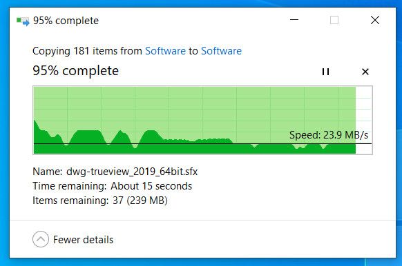 Nhận xét chi tiết về sản phẩm. Mình đã sử dụng cả hai cổng của usb này và có đánh giá như sau: (Xem ảnh)
- Khi dùng cổng USB 3.0 (~5gb tốn 5') thì tốc độ cho ra trung bình (max ~ 20 MB/s; trung bình ~ 15 MB/s; tốc độ không ổn định ở khoảng 65-85% có thời điểm rớt xuống 2-3 MB/s).
- Khi dùng cổng USB Type-C 3.1 (~5gb tốn 2') thì tốc độ cho ra tương đối cao (max ~ 55 MB/s; trung bình ~ 25 MB/s; tốc độ không ổn định lúc đầu 0-40% và lúc gần cuối 75-85% có thời điểm rớt xuống 10 MB/s)
- Tóm lại, nhìn chung tốc độ ghi tốt như theo sản xuất, tổng thể ổn định, tốc độ đọc có thể tự ***, giá cả tốt so với nơi khác, khuyết điểm là nóng lên khá nhanh do vỏ bằng kim loại. Có tem bảo hành theo nơi bán.
