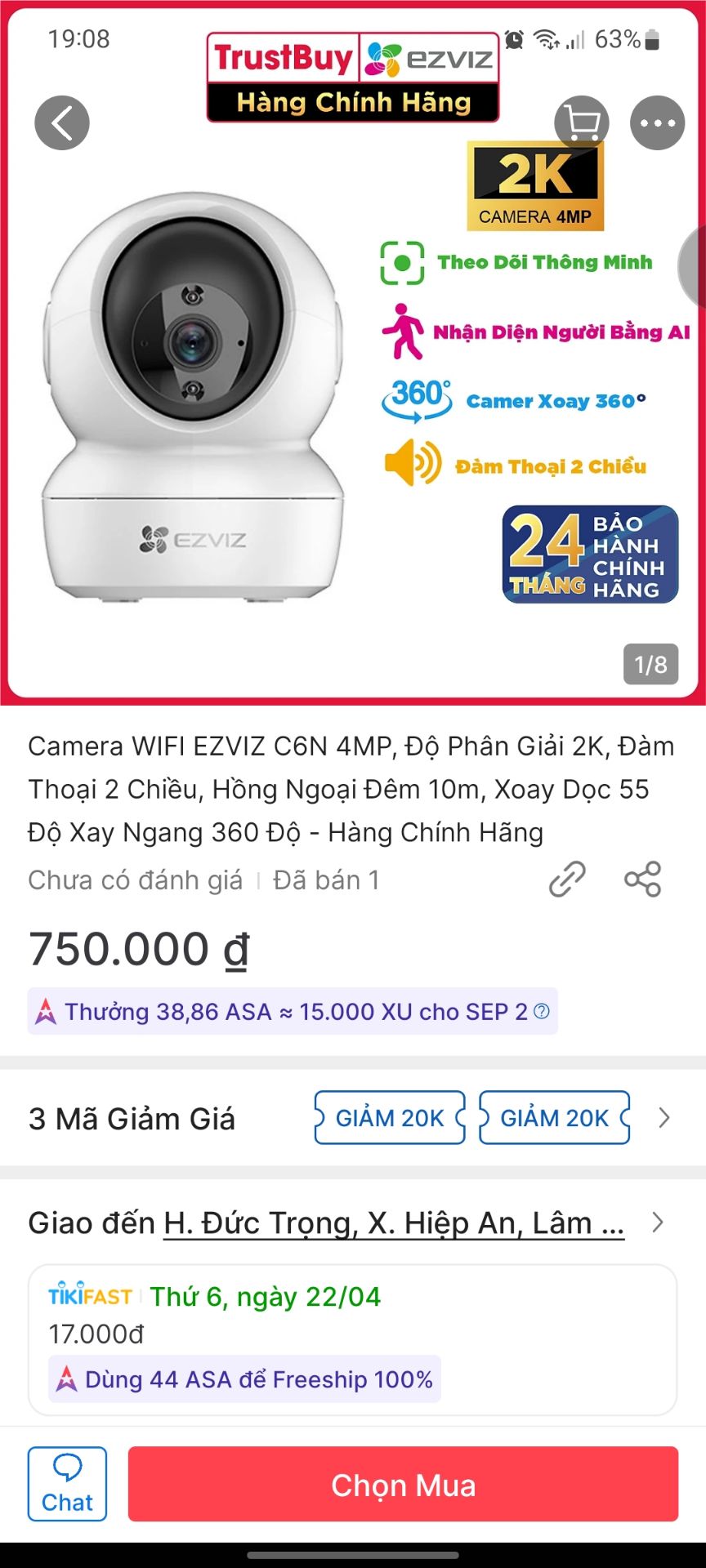 lúc mua 780k
giao hàng xong vào lại trang thấy còn 750k
đau lòng quạ