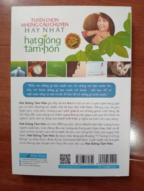 Sách đóng gói cẩn thận, được bọc nguyên vẹn khi vận chuyển tới. Các câu chuyện trong sách chứa đựng rất nhiều ý nghĩa về cuộc sống. Đây thực sự là cuốn sách mà ai cũng nên đọc qua để hướng đến những suy nghĩ tích cực và không từ bỏ khi gặp phải bất hạnh.
