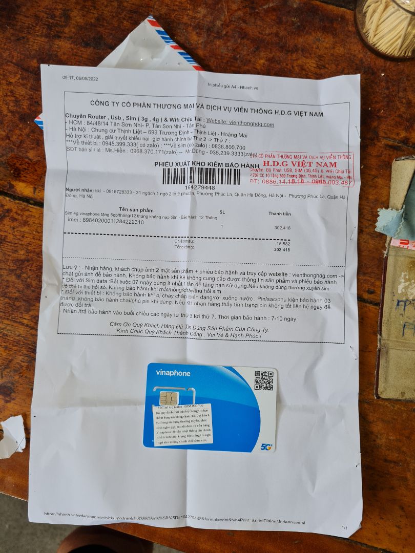 kích hoạt được luôn , sử dụng tốt chỉ lo là có đủ 12 tháng không