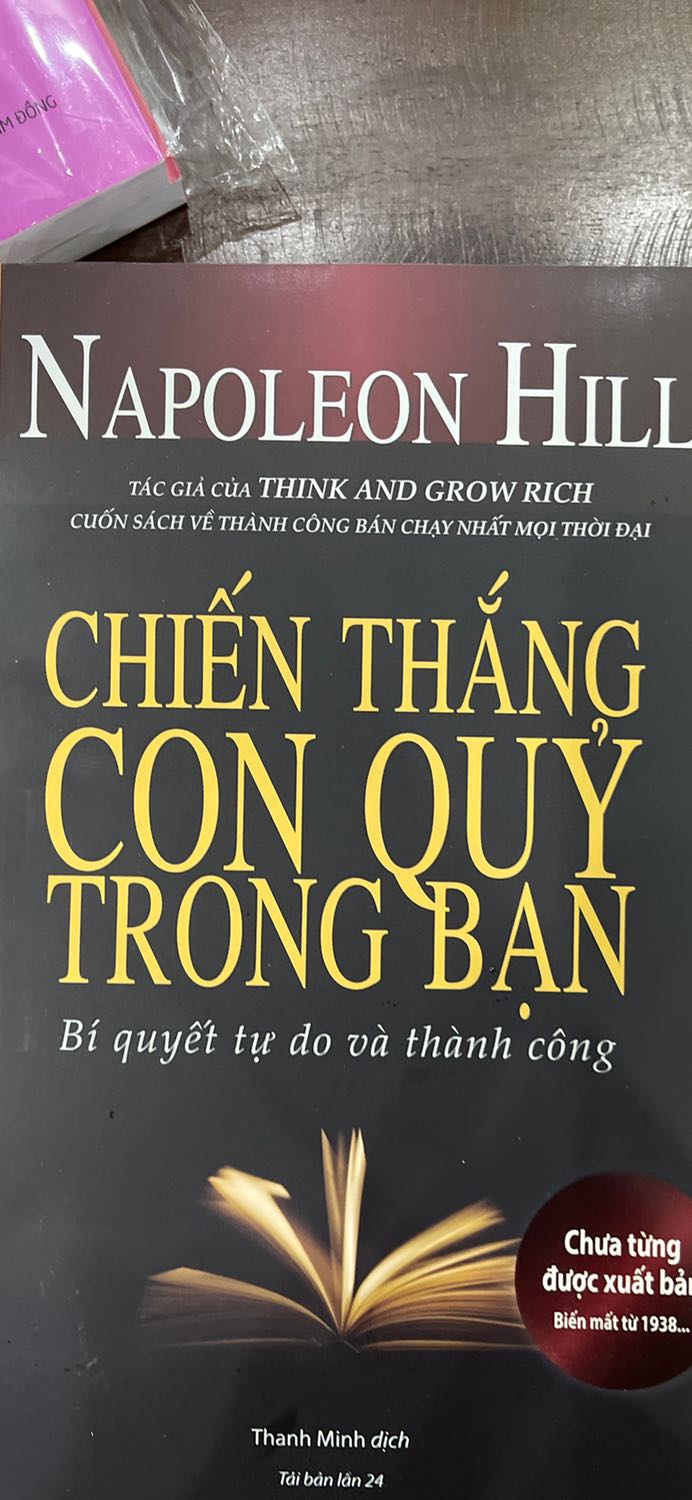 Mình đã nhận được sách, đóng gói đẹp và cẩn thận. Nhìn thích lắm luôn!