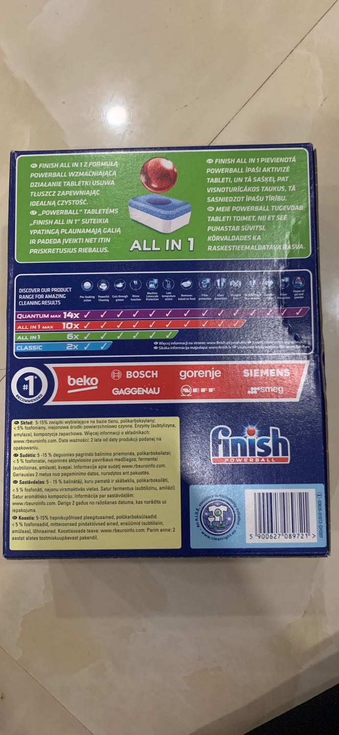 Shop chăm sóc khách hàng tốt và giao hàng sớm hơn dự kiến nhưng sản phẩm không có tem nhập hàng cũng như không có hướng dẫn sử dụng và chi tiết sản phẩm bằng tiếng Việt, chất lượng thì không khác viên rửa thường (loại 150 viên, giá thấp hơn) là mấy.