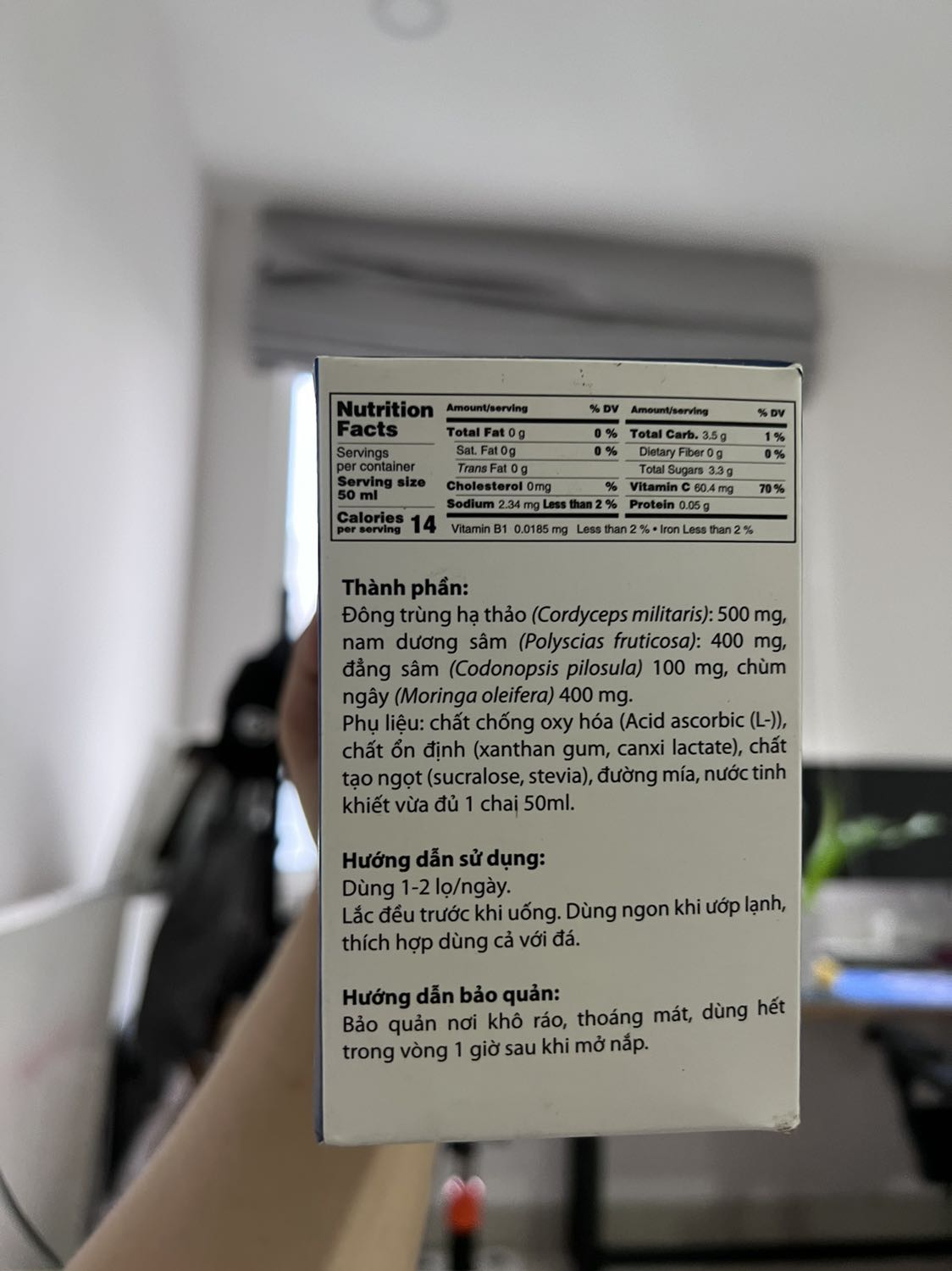 sản phẩm giao nhanh đặt là có ngay trong vòng 1g uống rất sảng khoái dùng có thấy khoẻ hơn