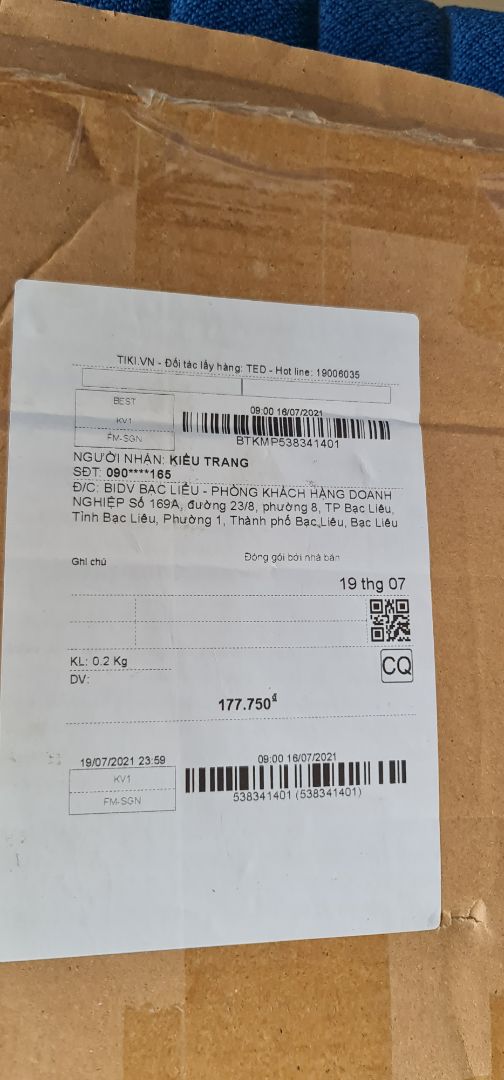 giao sai sách, tiền thu đúng số tiền sách đã đặt.