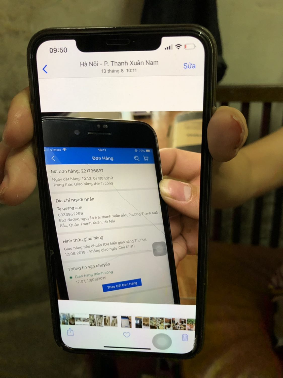 Máy bị hóng lóc sao còn bán cho khách hàng.cho xin hoá đơn để đi bảo hành