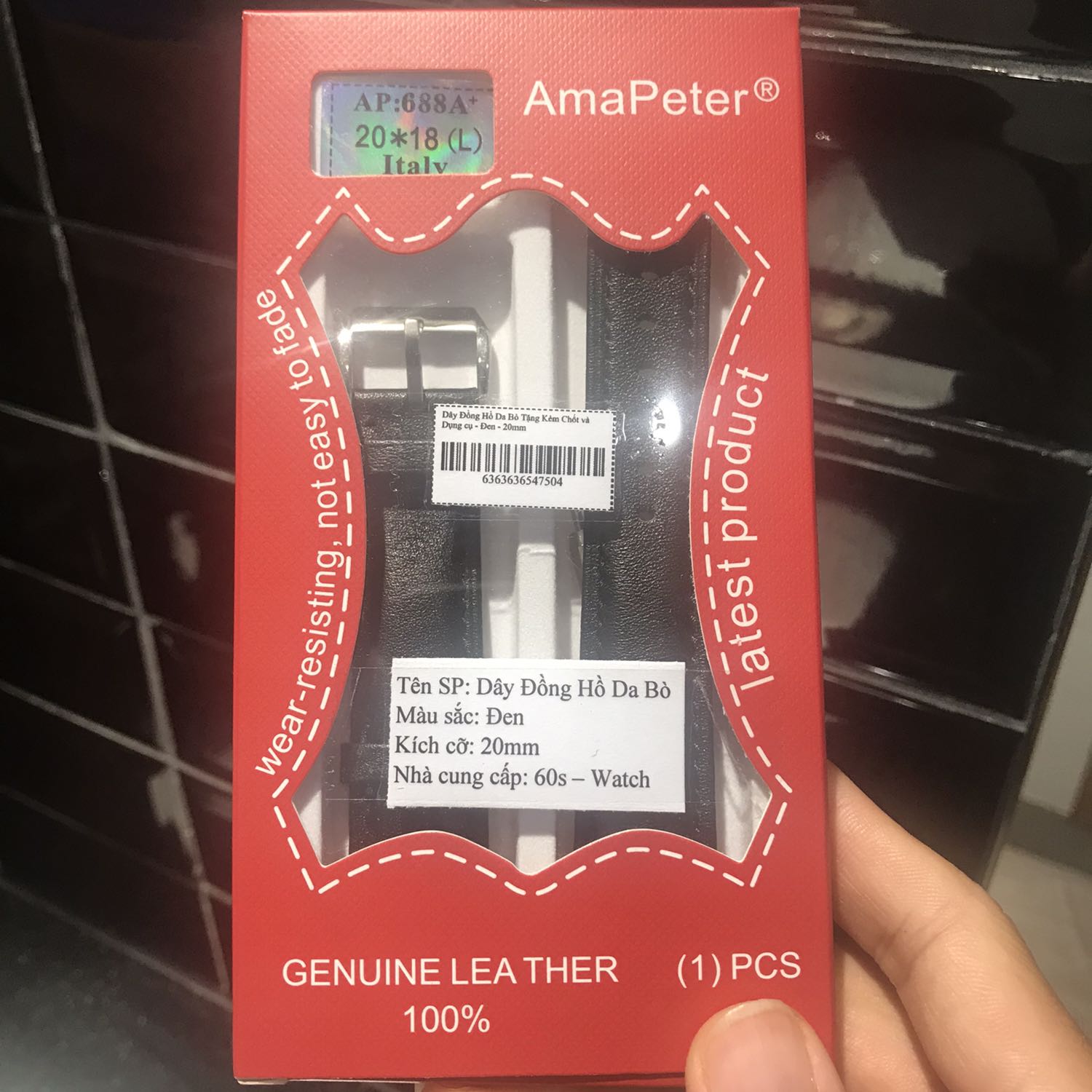 Với mức giá off 50% thì khá ổn nhé! Đóng gói kỹ, giao hàng nhanh, thay dây tốt.