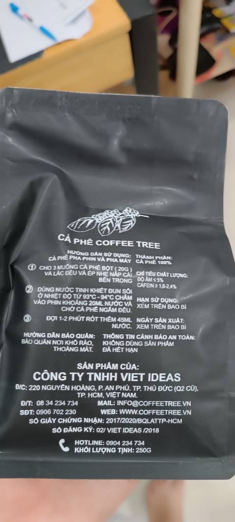 Cà phê túi lọc mà bao bì hướng dẫn pha phin.
Từ ngữ bị sai hay do vùng miền "căng bằng"