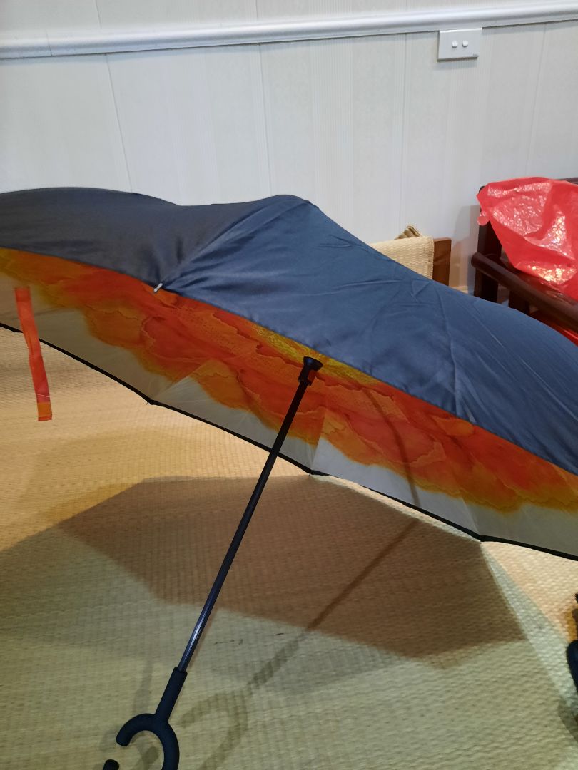 hàng giao không đúng như hình, chất lượng quan sát mắt thường k thấy tốt, k thể gọi là cao cấp được, hình giới thiệu thì 2 mặt đều màu đen nhưng thực tế khi dù k mở thì màu cam, khi mở ra mới màu đen