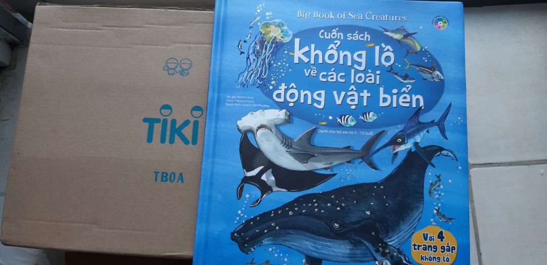 mình đã mua rất nhiều sách tương tác big book sách khổng lồ, hàng ngày con mình đều lấy sách ra đọc. Xem các nhận xét mình quyết định mua thêm quyển về các loại động vật biển, mở sách ra rất thất vọng, hình vẽ những con cá như quái vật hung dữ xấu xí, ko phù hợp các bé dưới 5 tuổi.